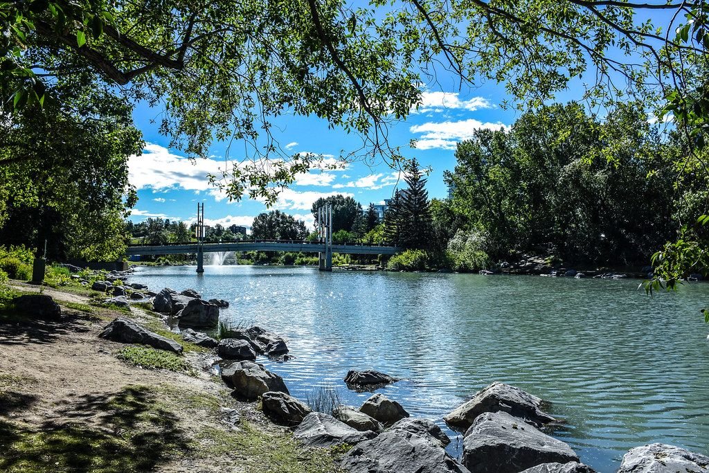 Calgary river pathway