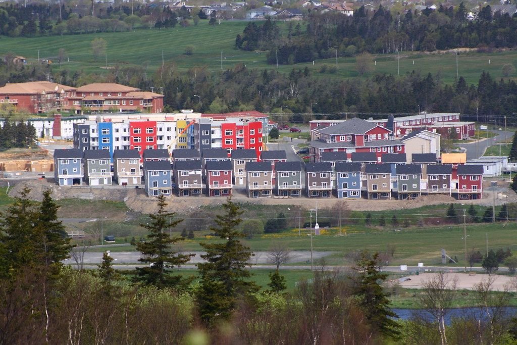 Colourful houses, St. John's