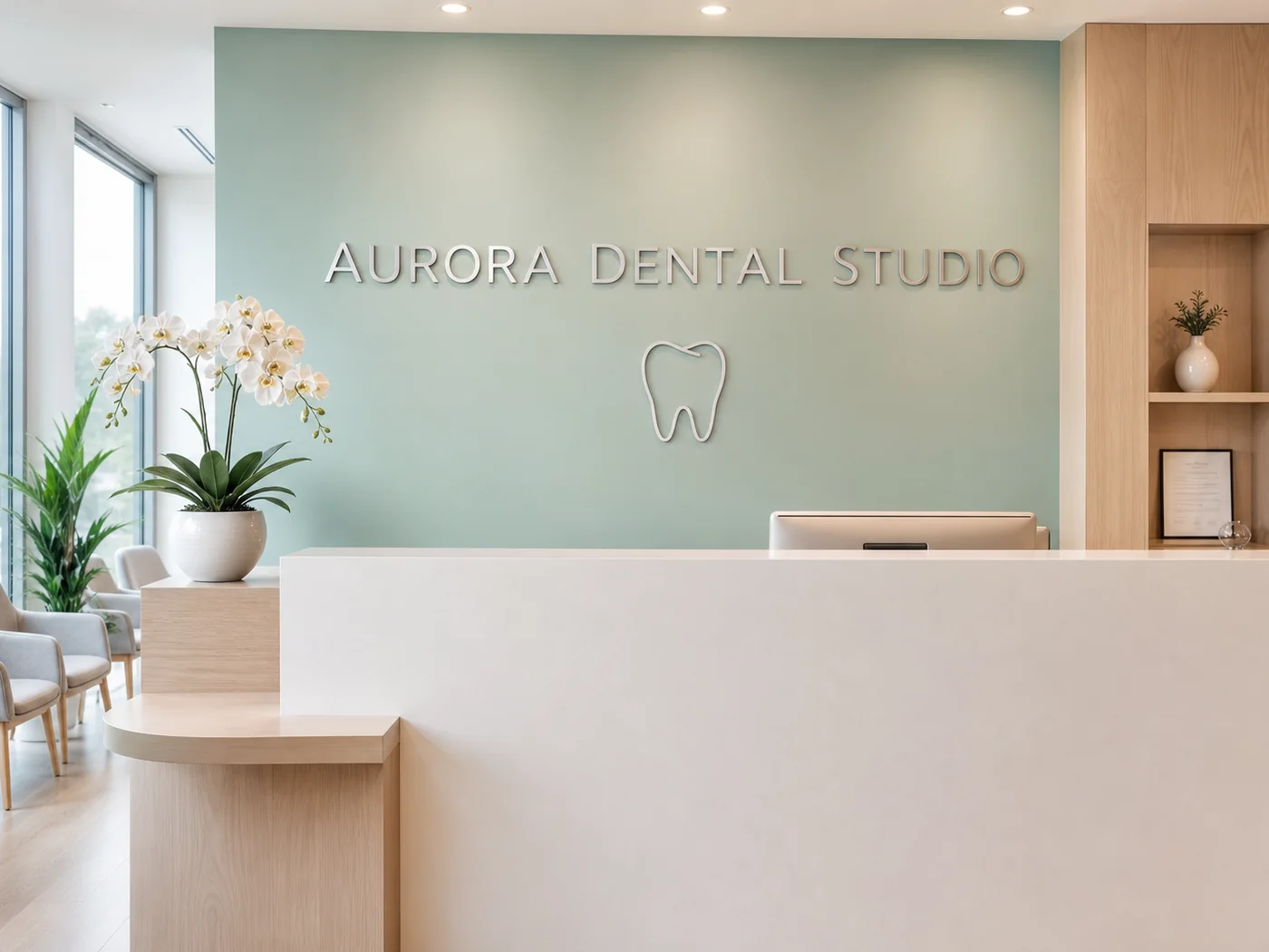 Aurora Dental Studio Brand & Local Presence