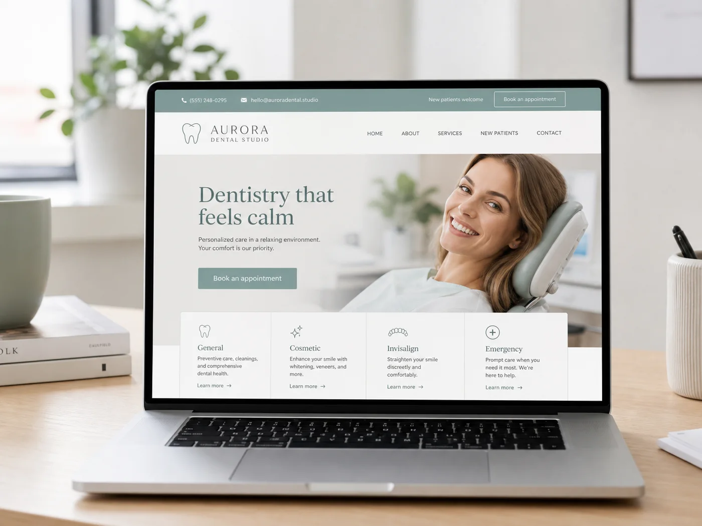 Aurora Dental Studio Brand & Local Presence