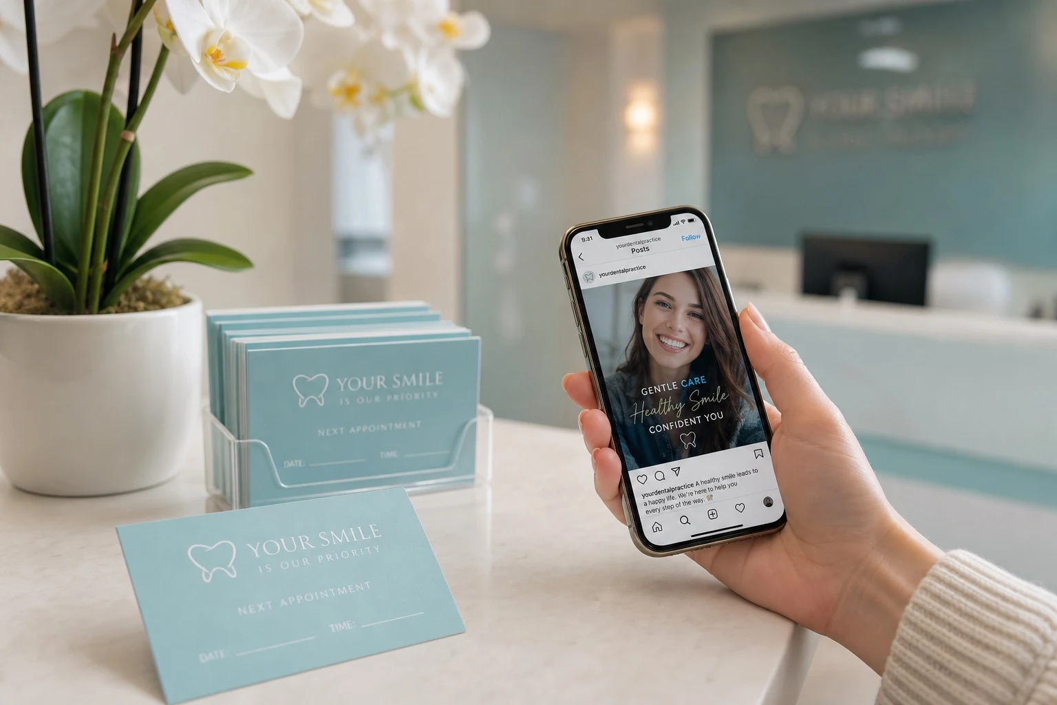 Aurora Dental Studio Brand & Local Presence