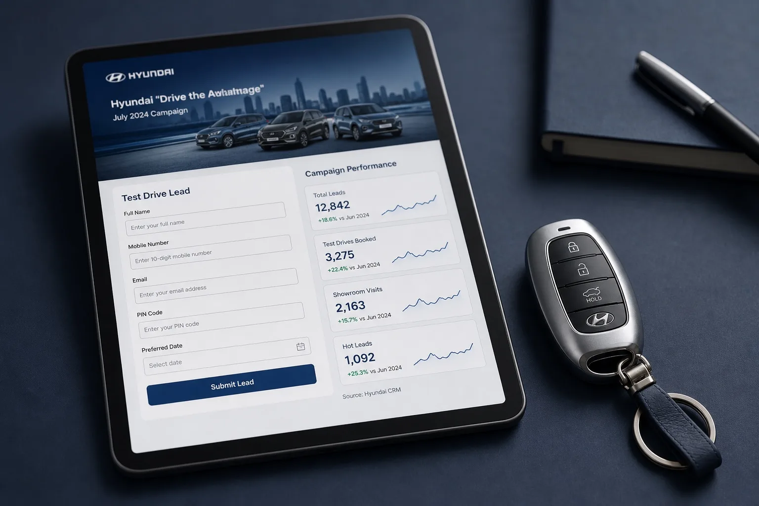 Hyundai Motors Lead Generation
