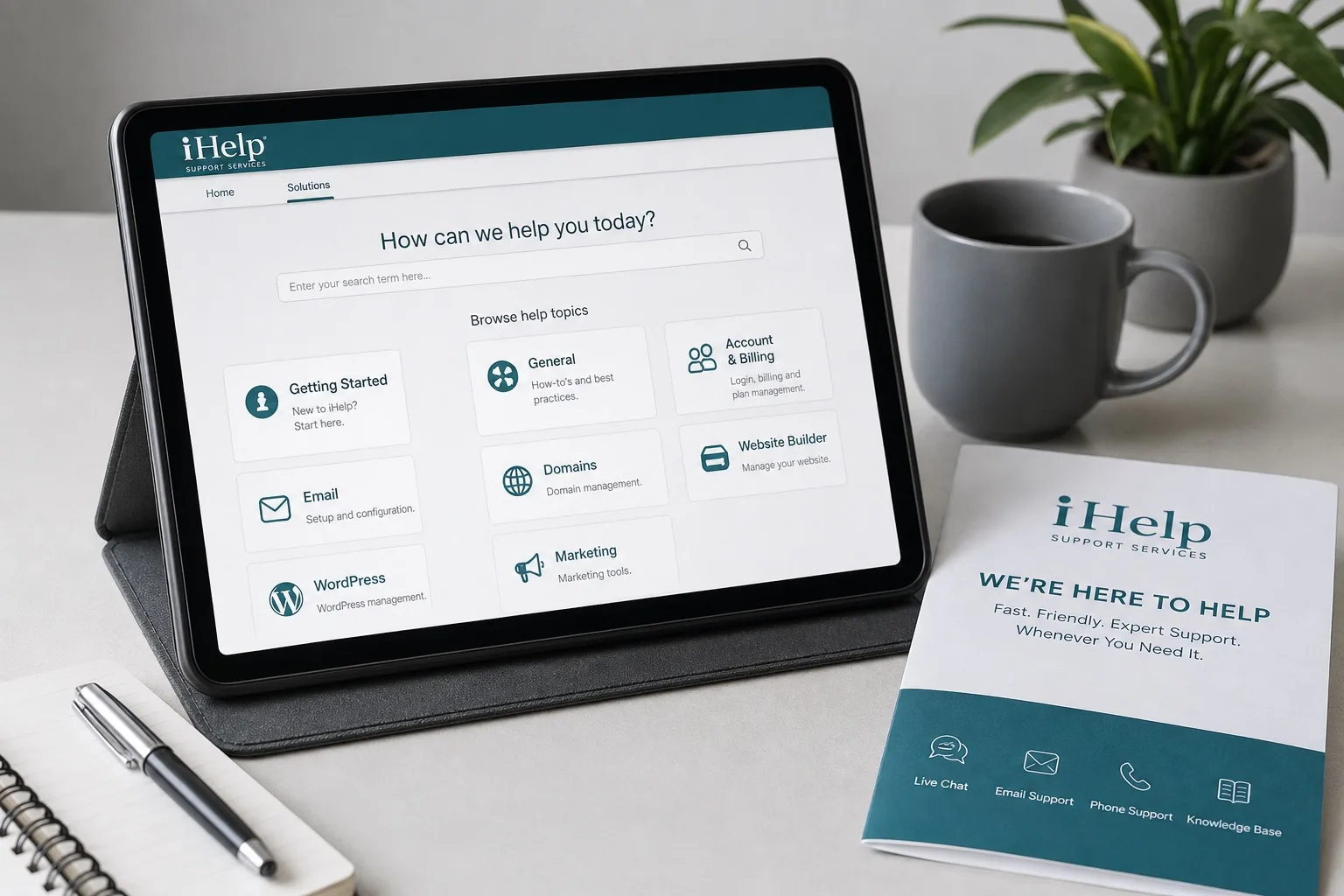 iHelp Support Services Digital Presence