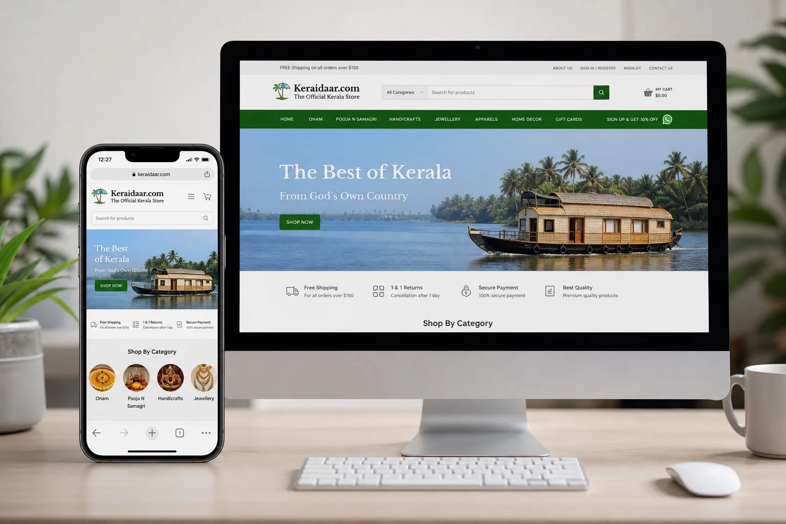 Keraidaar.com Website Experience