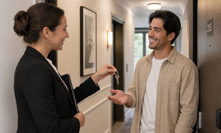 RB Rental Properties tenant key handover