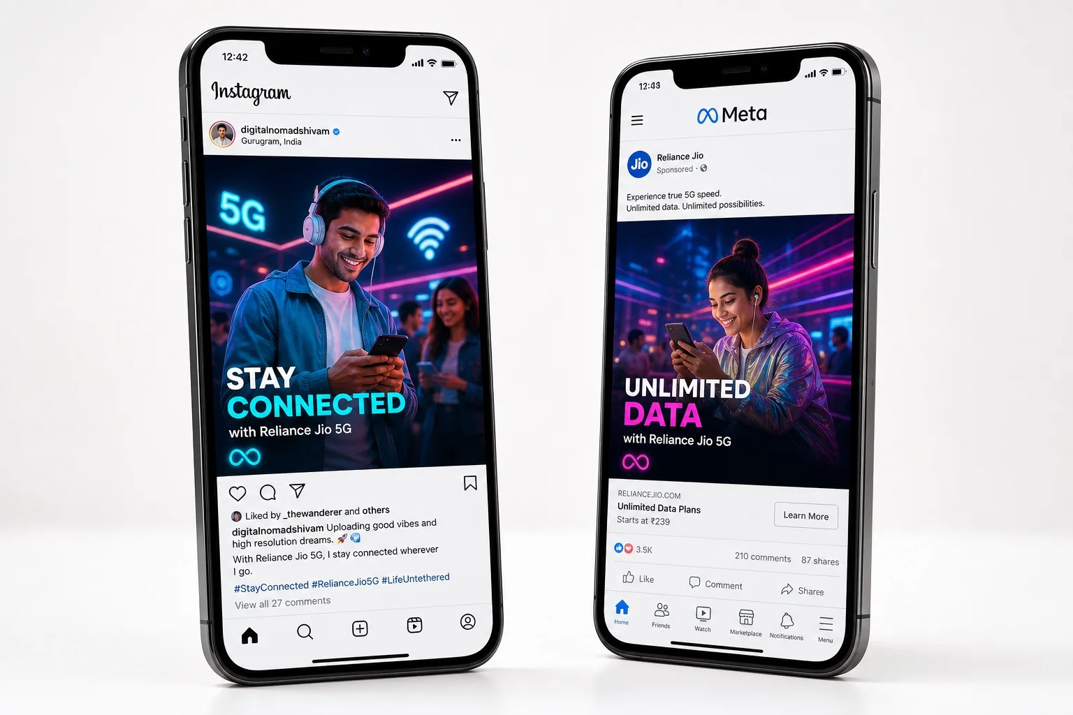 Reliance Jio Influencer & Meta Ads