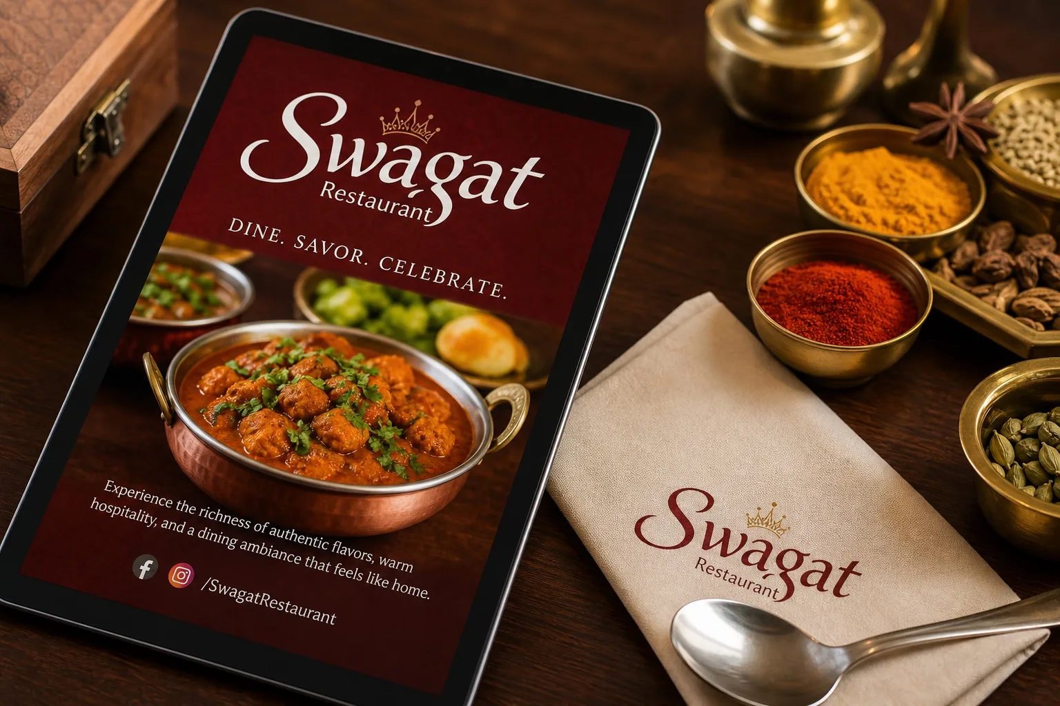 Swagat Restaurant Branding & Marketing