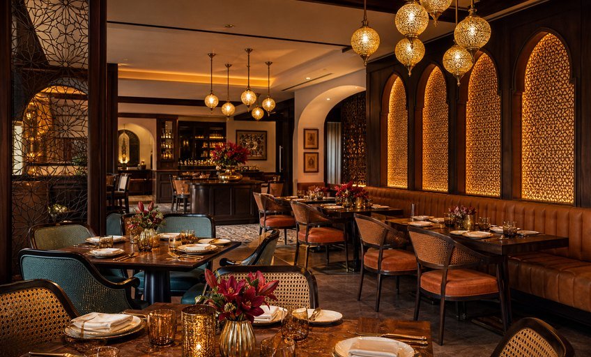 Swagat Restaurant warm dining room interior