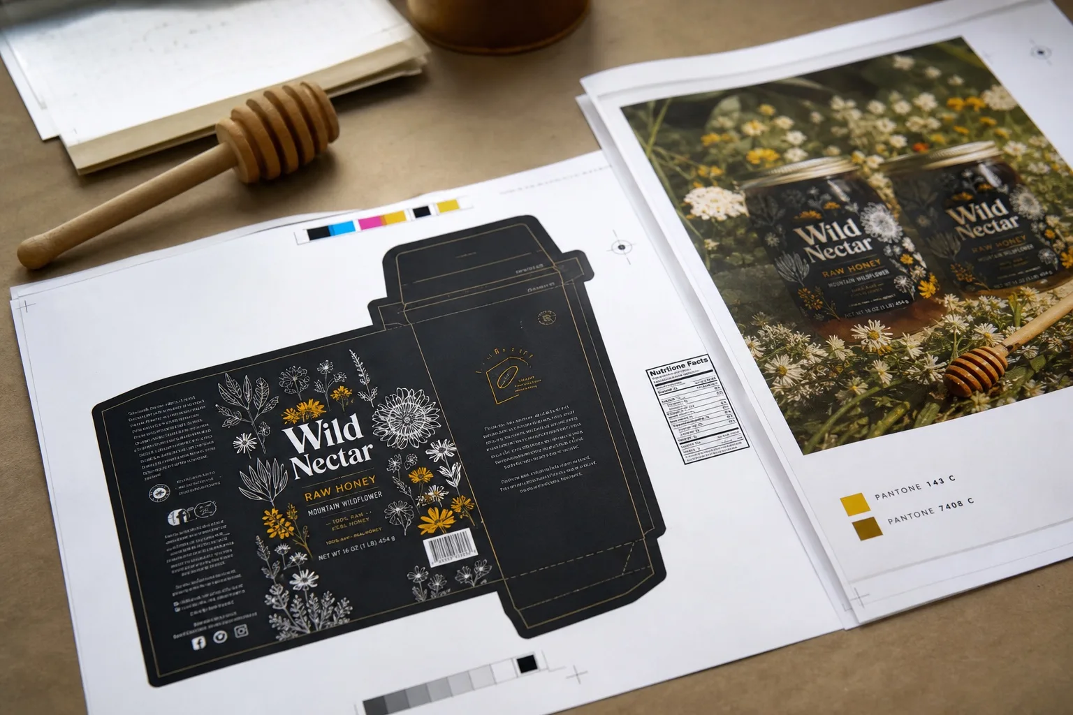 Wild Nectar Package Design
